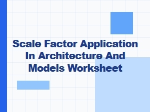 Applying Scale Factor in Architecture and Models